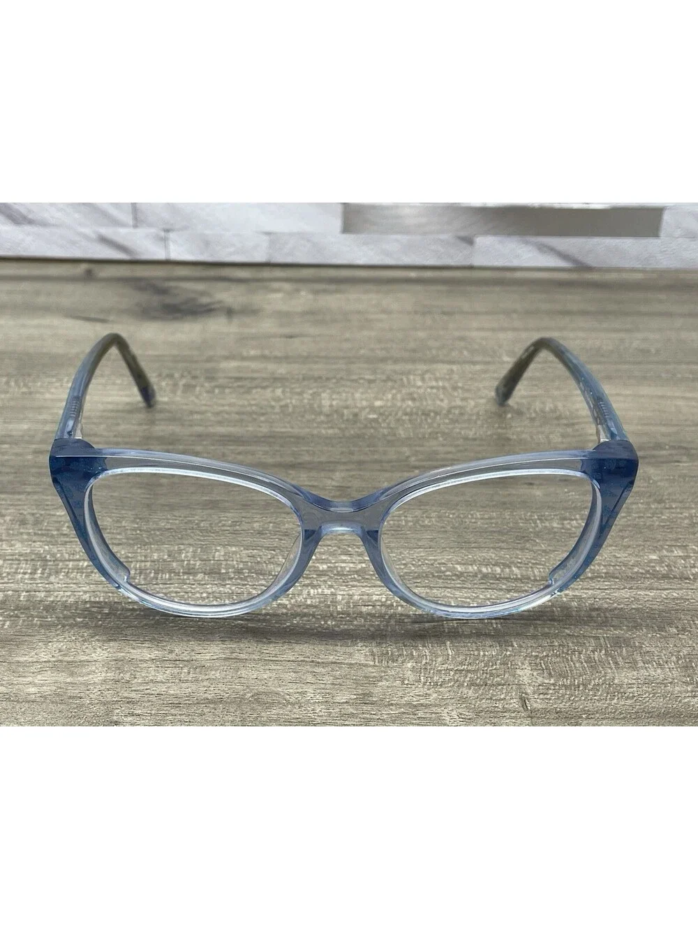 BEBE BB5208 (428) BLUE ANIMAL AUTHENTIC EYEGLASSES 52[]17-135 FRAMES ONLY